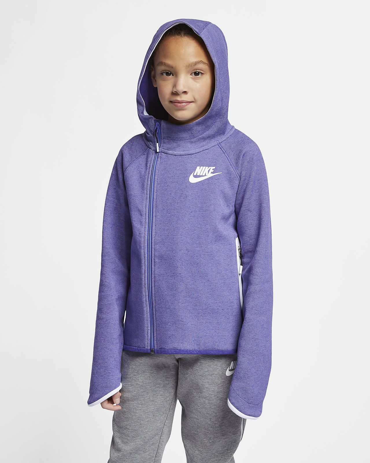 À Pour Capuche Tech Fleece Plus Zippé Âgée Fille Sportswear Sweat Entièrement Nike eEbW9H2DIY