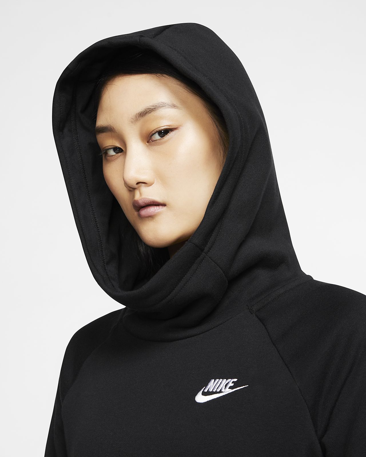nike cowl neck sweatshirt womens