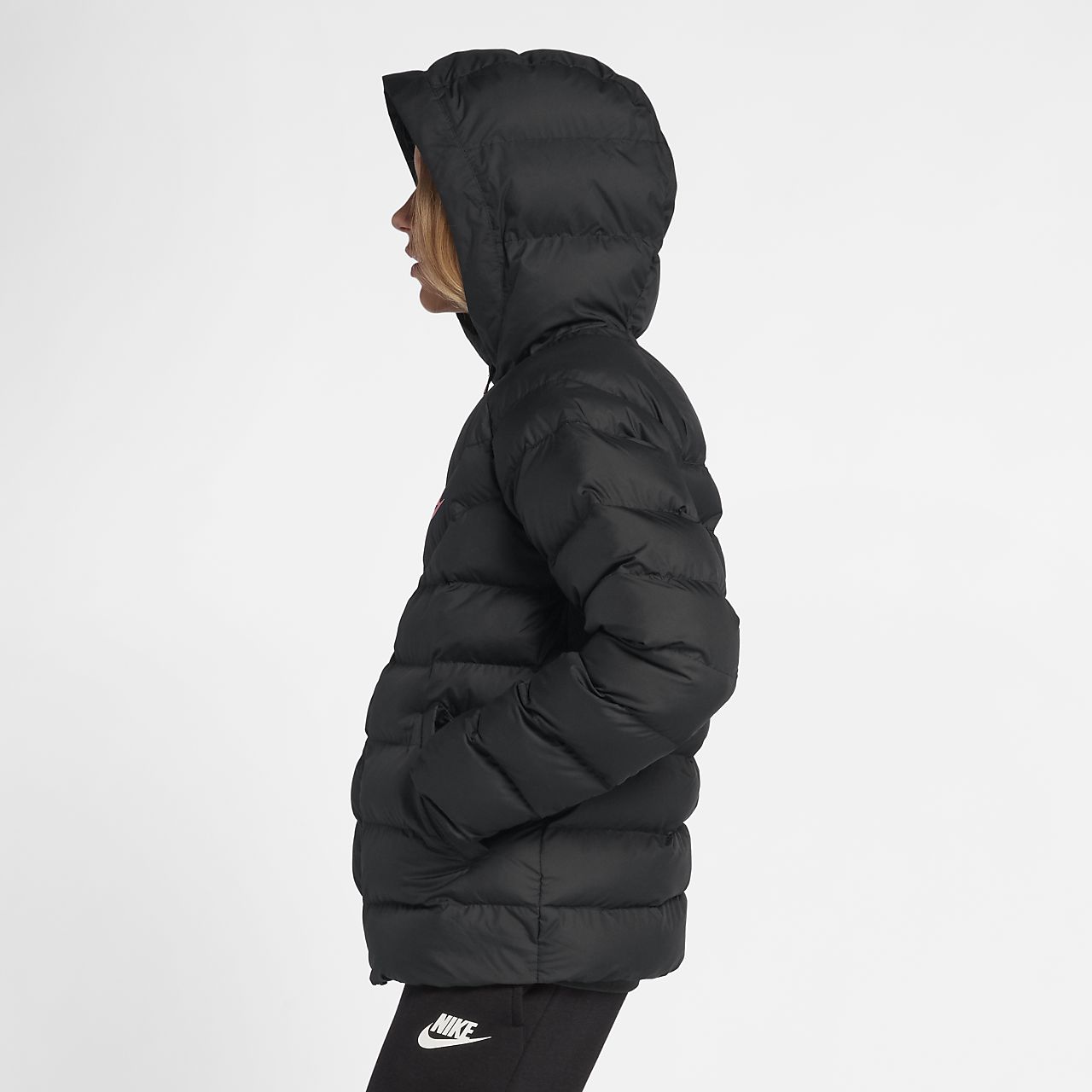 nike synthetic fill jacket black