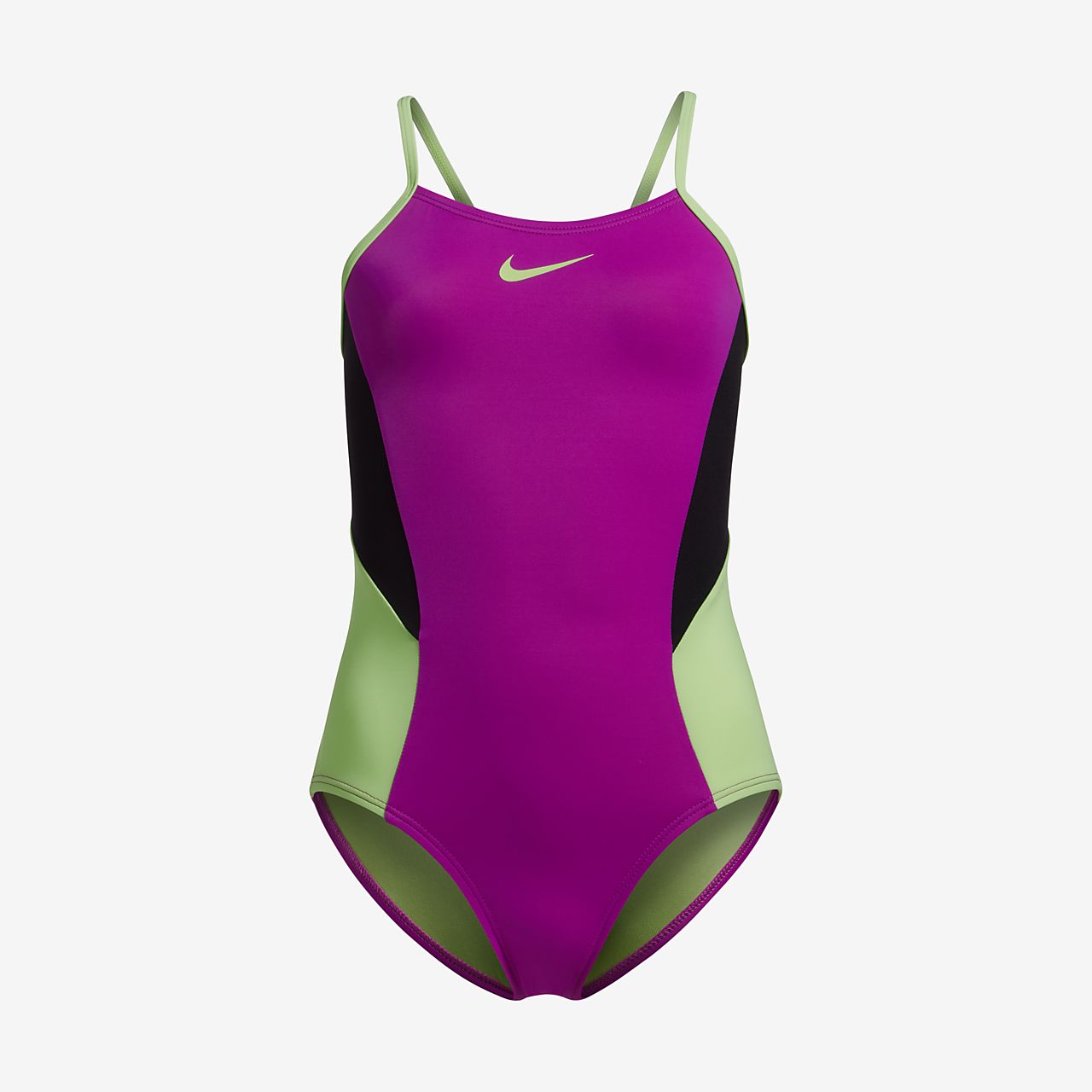 Nike Color Surge V-Back Big Kids' (Girls') Tank Swimsuit. Nike.com