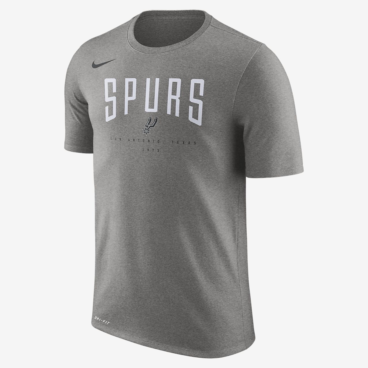 spurs dri fit shirt