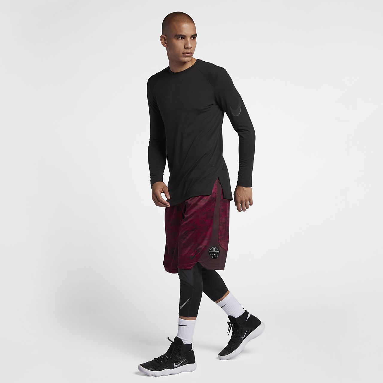 nike dri-fit elite kyrie 男子印花籃球短褲耐克官網 中國