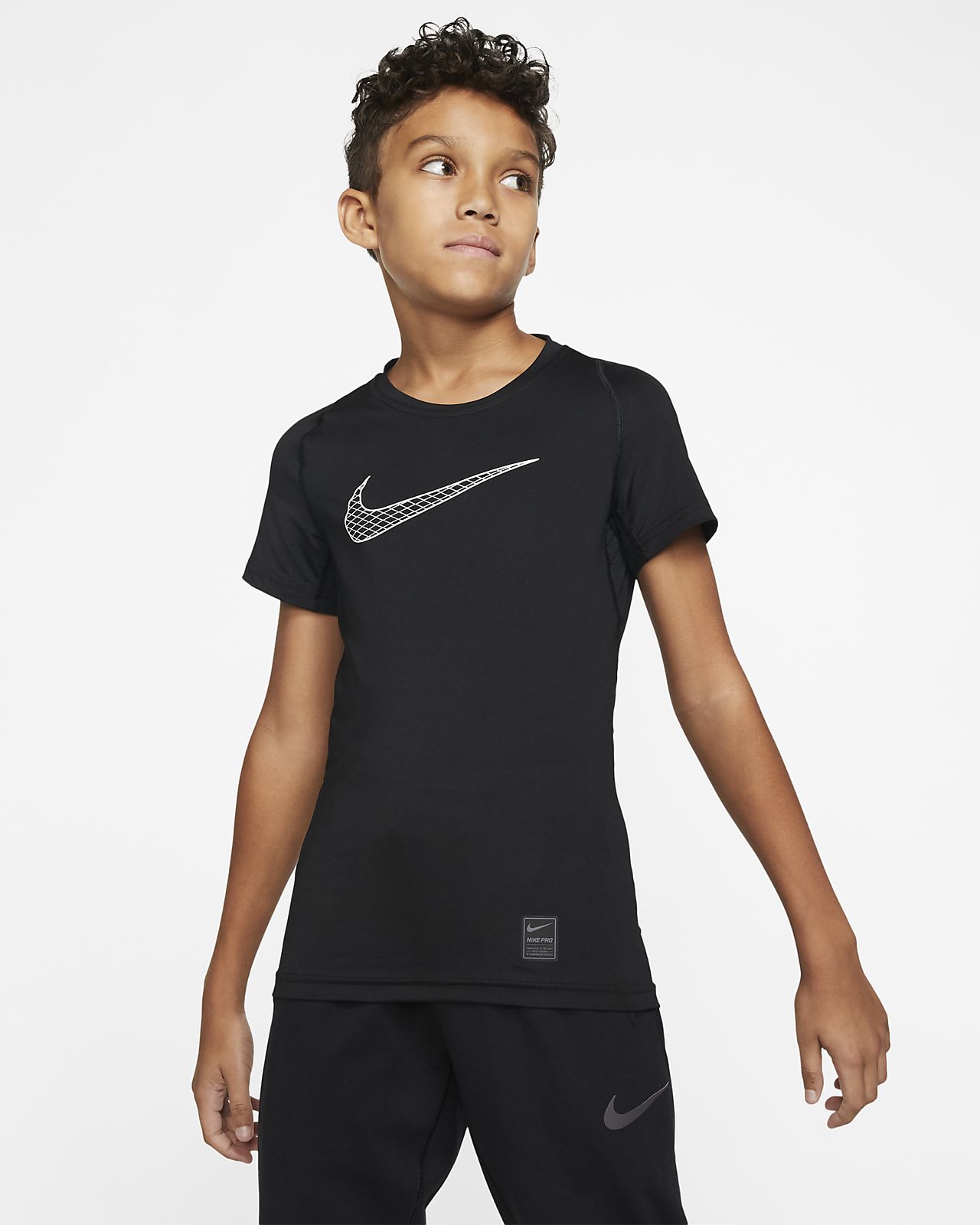 Nike Pro Big Kids Boys Short Sleeve Training Top Nike Com