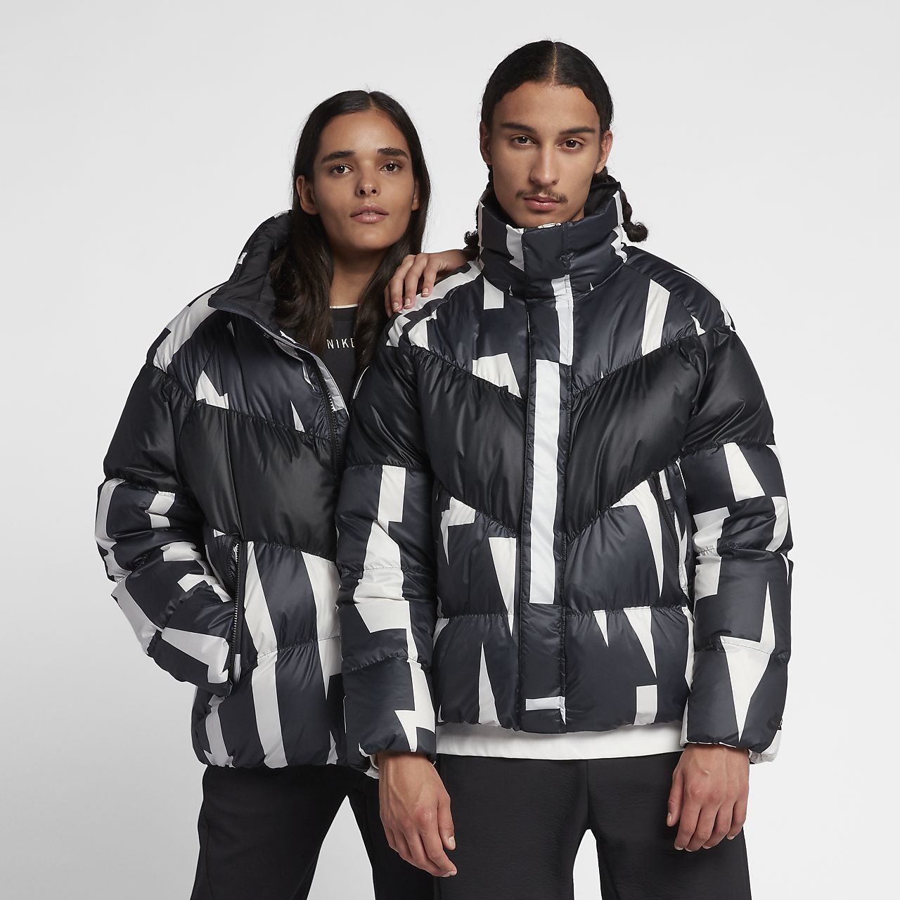 nike down fill all over print jacket