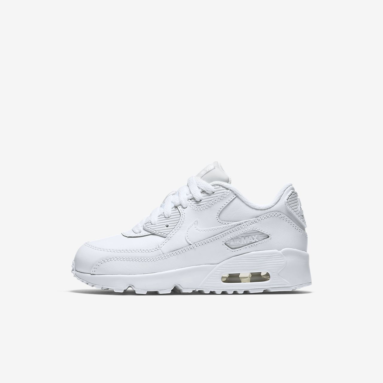Nike Air Max 90 Leather Younger Kids' Shoe