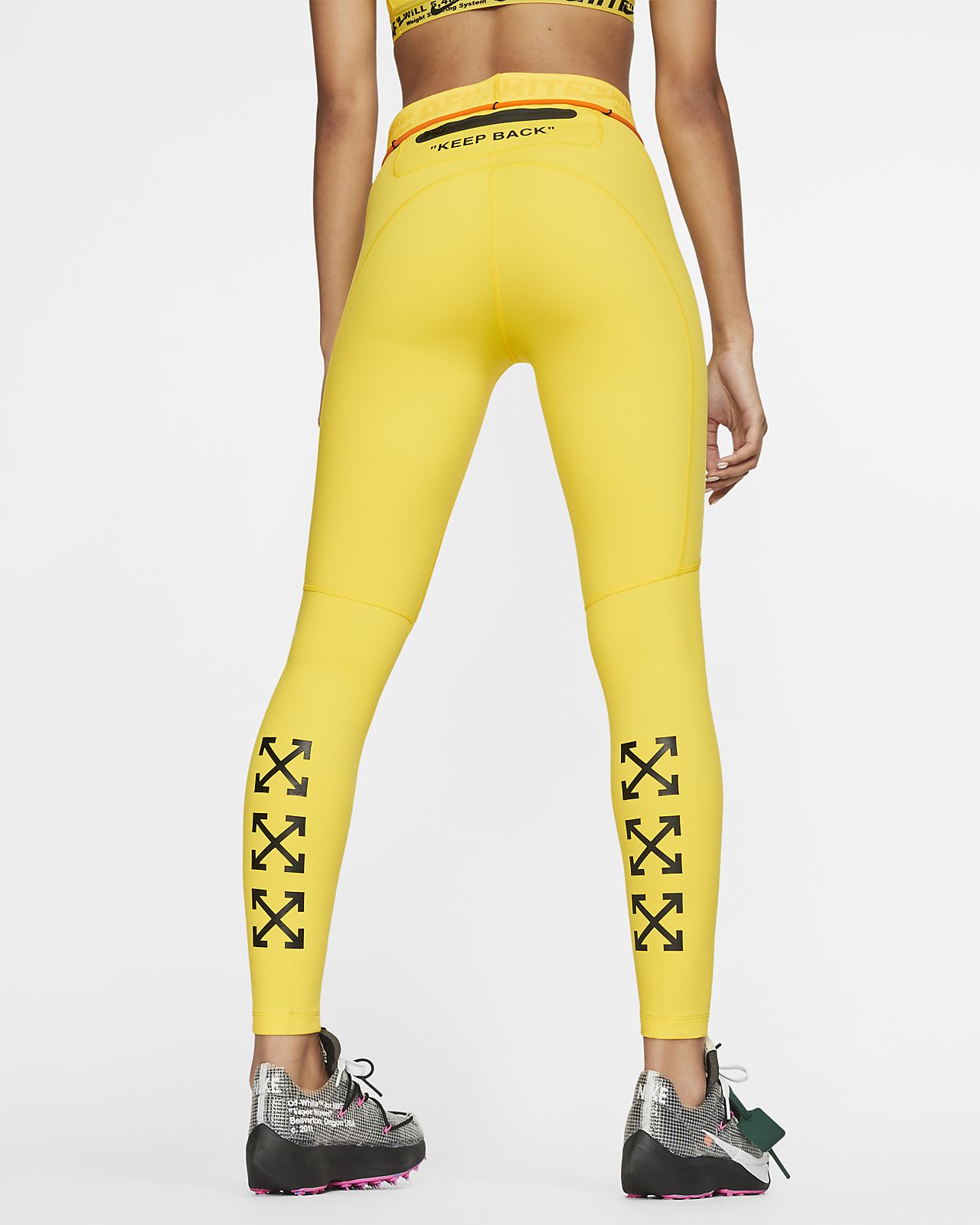 off white workout leggings