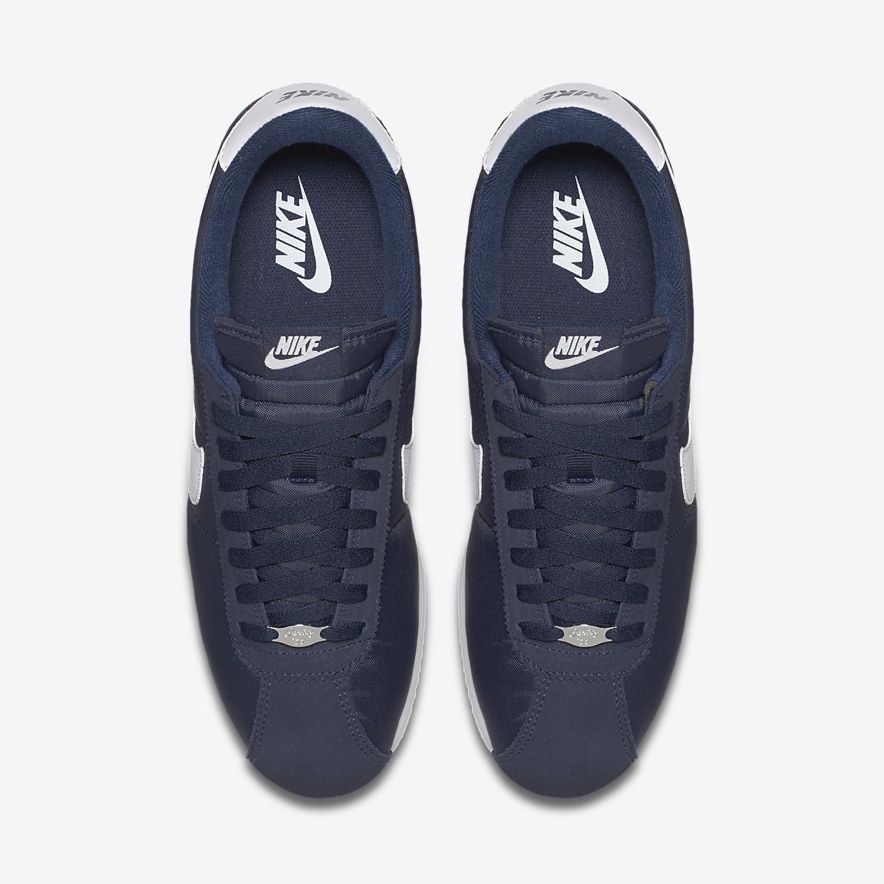 nike cortez nylon homme argent