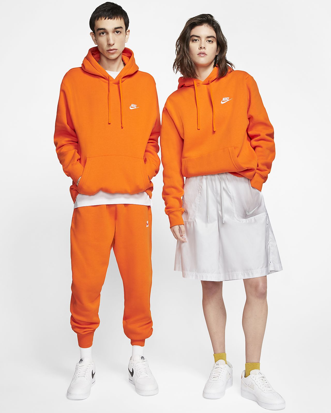 nike sportswear orange