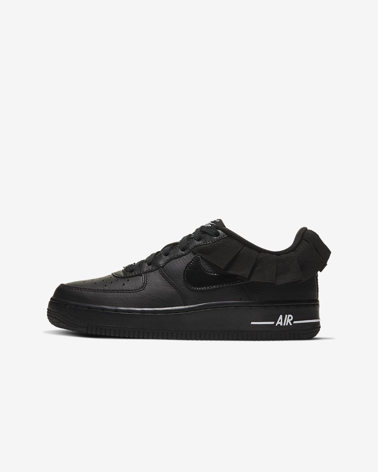 black & white air force 1 lv8 utility trainers youth