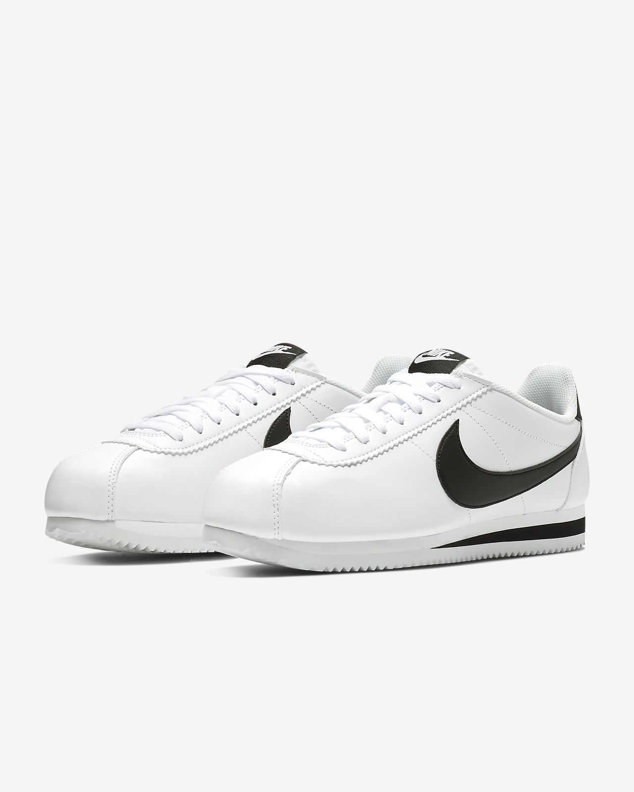 nike cortez schwarz nylon