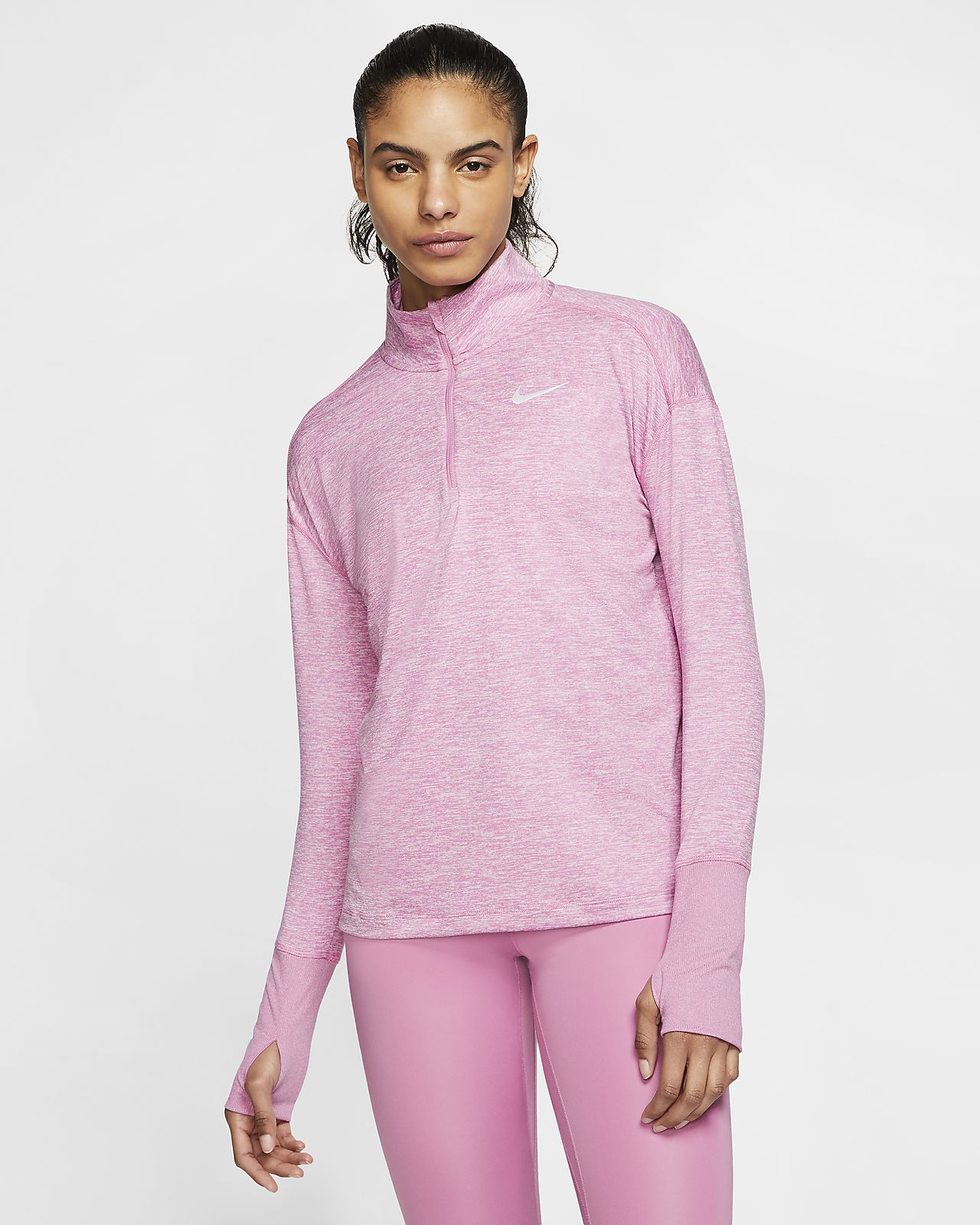 women's nike element half zip