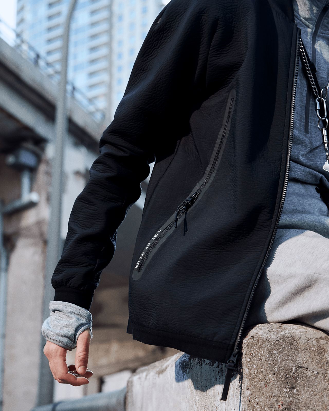 nike tech woven track jacket