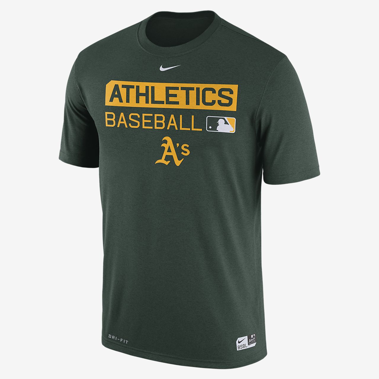 Nike Legend Team Issue (MLB A's) Men's T-Shirts Green Nike Legend Team Issue (MLB A's) Men's T-Shirts Green