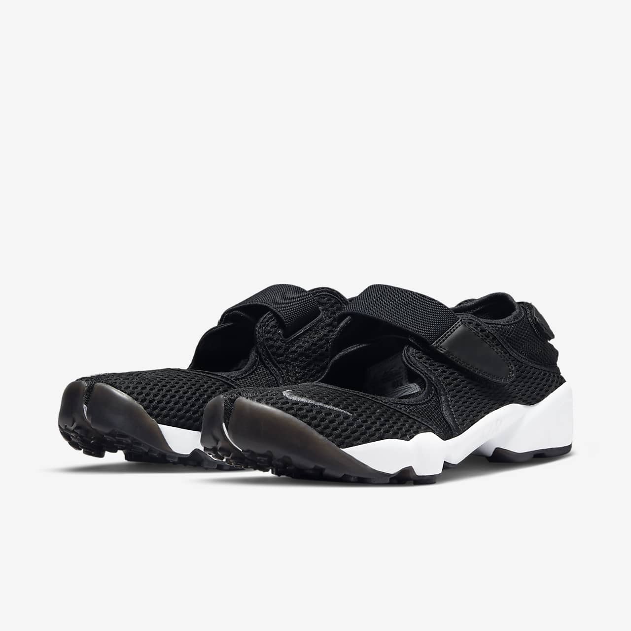 nike air rift black white