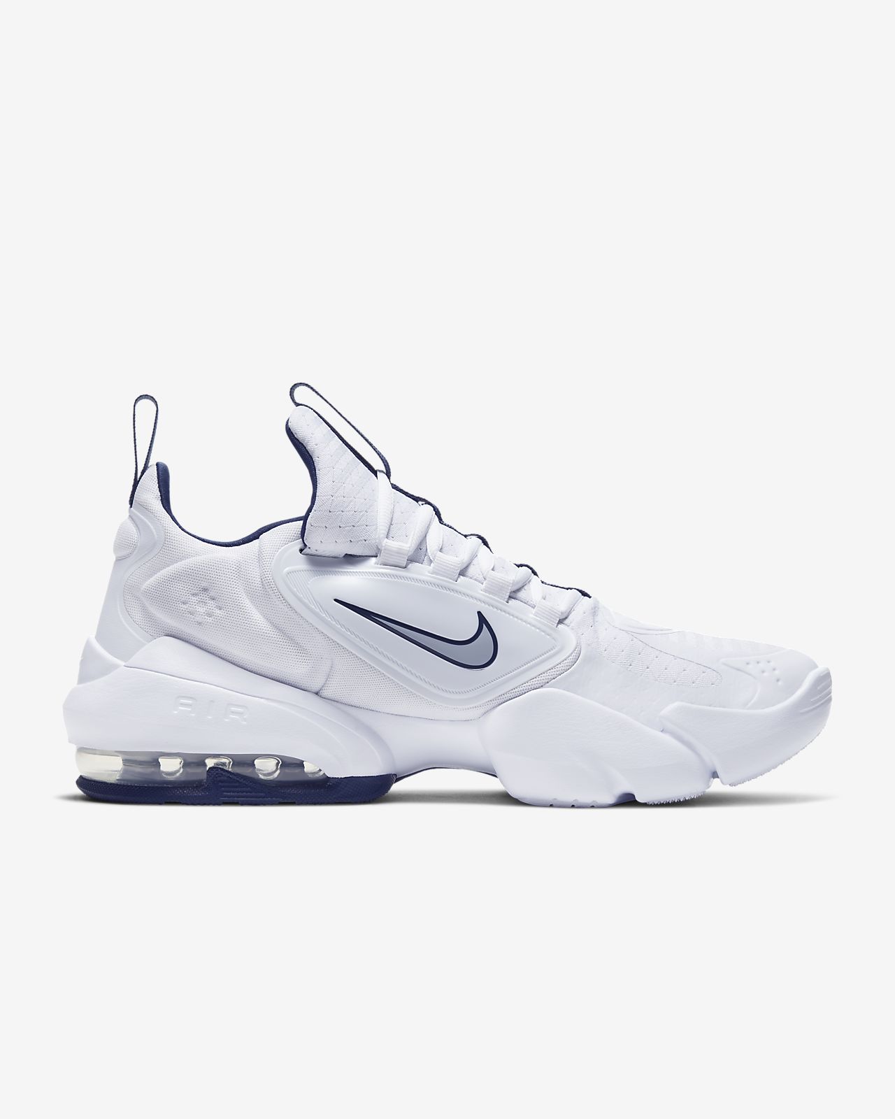 nike training air max alpha savage sneakers in white