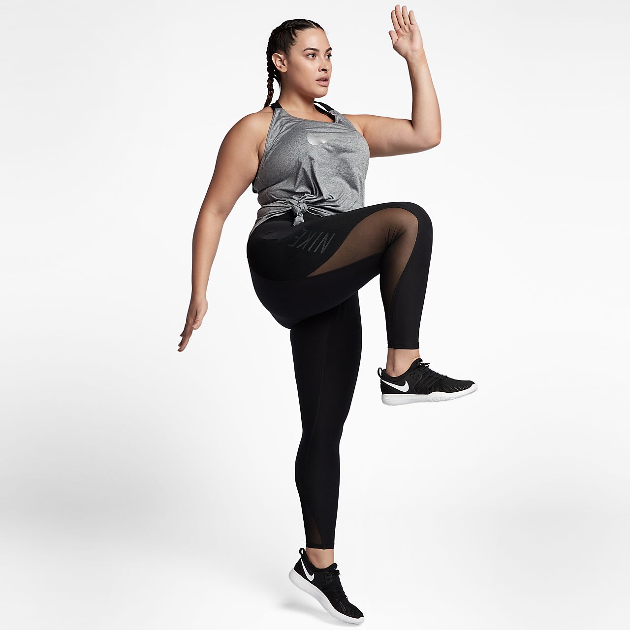 Camisola de treino sem mangas Nike Breathe Elastika para mulher (tamanhos grandes)