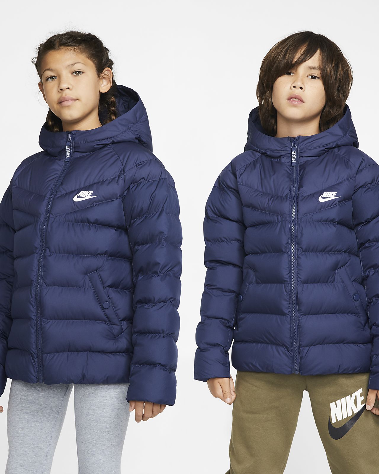 Nike Sportswear Older Kids' Synthetic-Fill Jacket. Nike.com NZ
