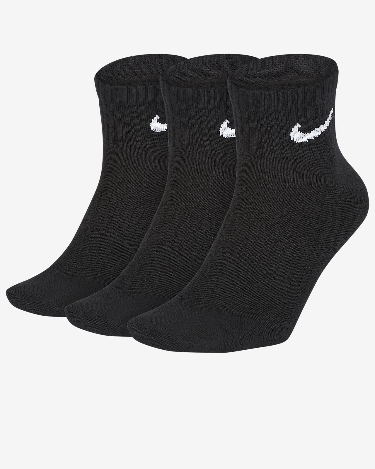 black nike sports socks