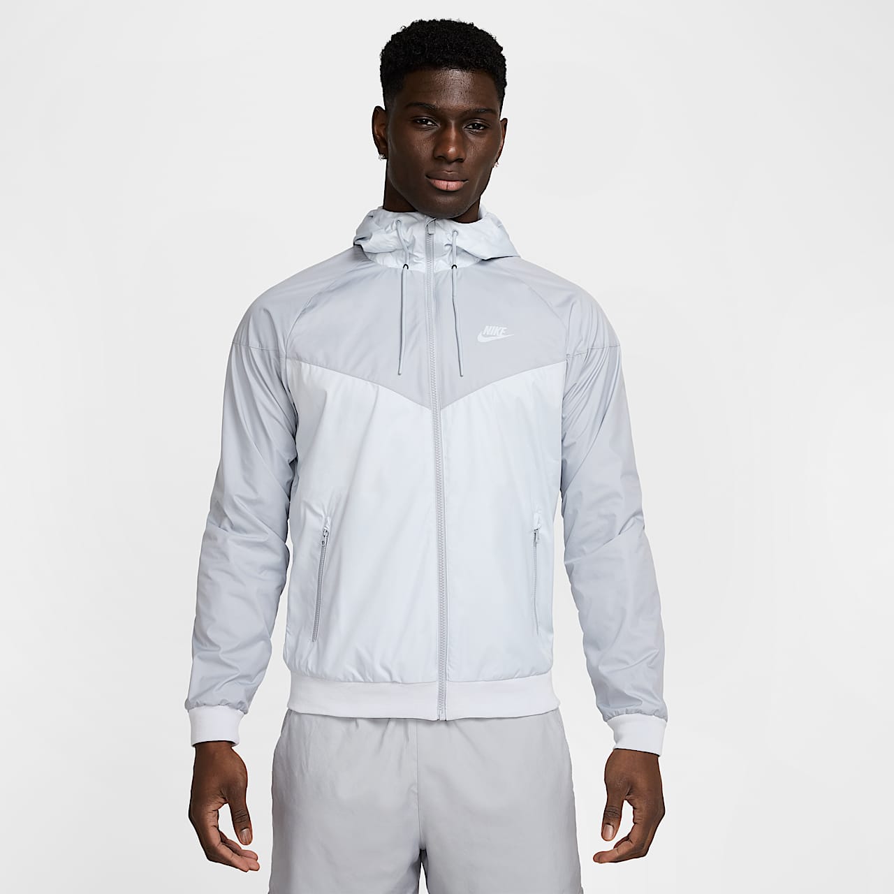 nike windrunner grey