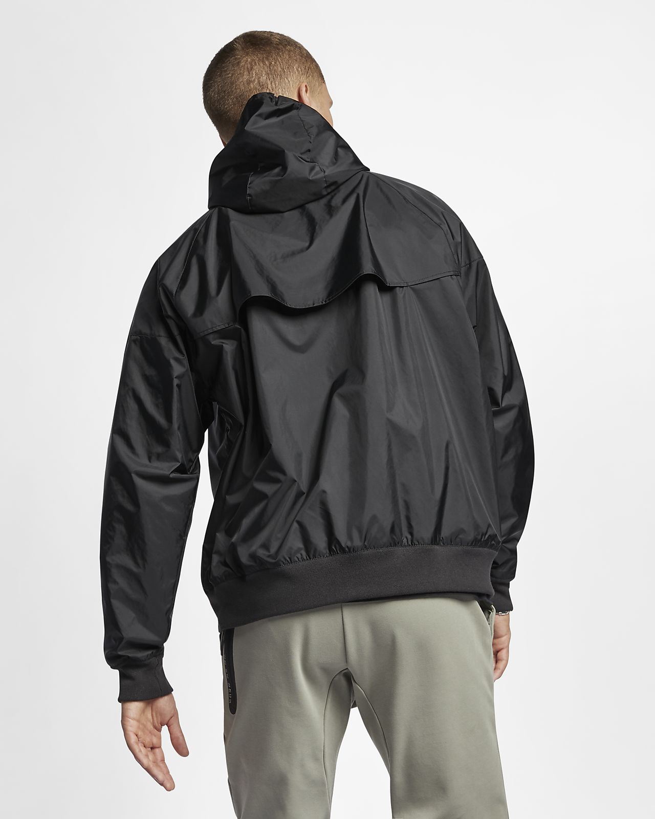 men's hooded windbreaker nike sportswear windrunner