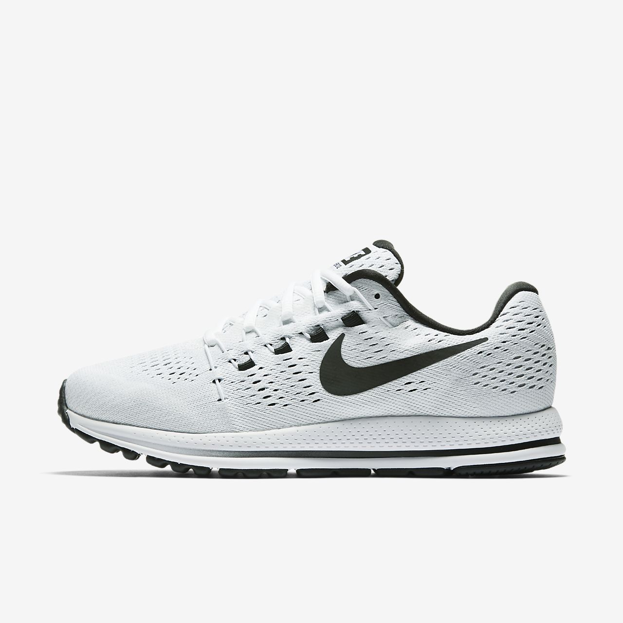 Nike Air Zoom Vomero 12 White Pure Platinum Black 863762100 Nike Air Zoom Vomero 12 White Pure Platinum Black 863762100