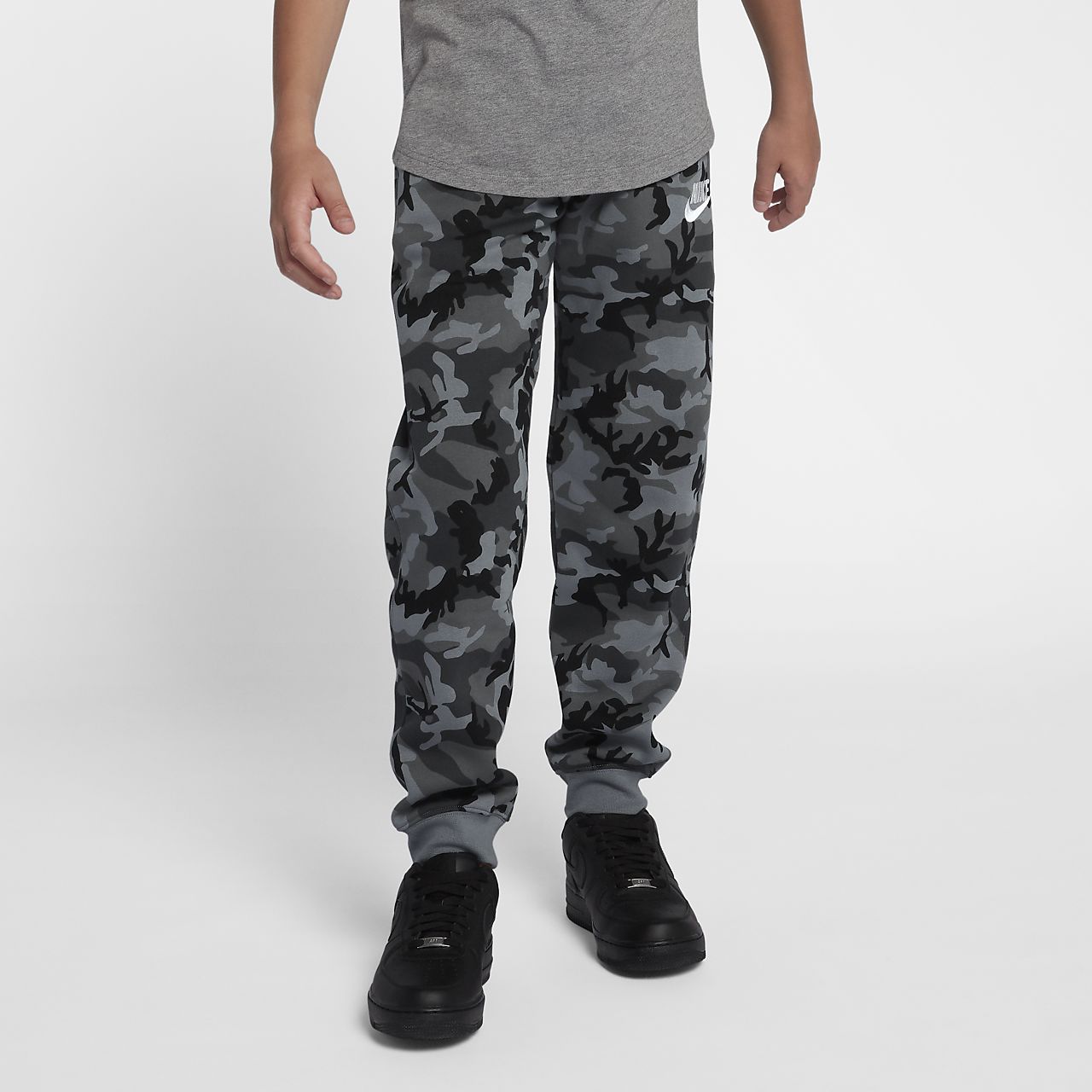 Nike Sportswear Club Fleece Older Kids' (Boys') Printed Joggers. Nike AU