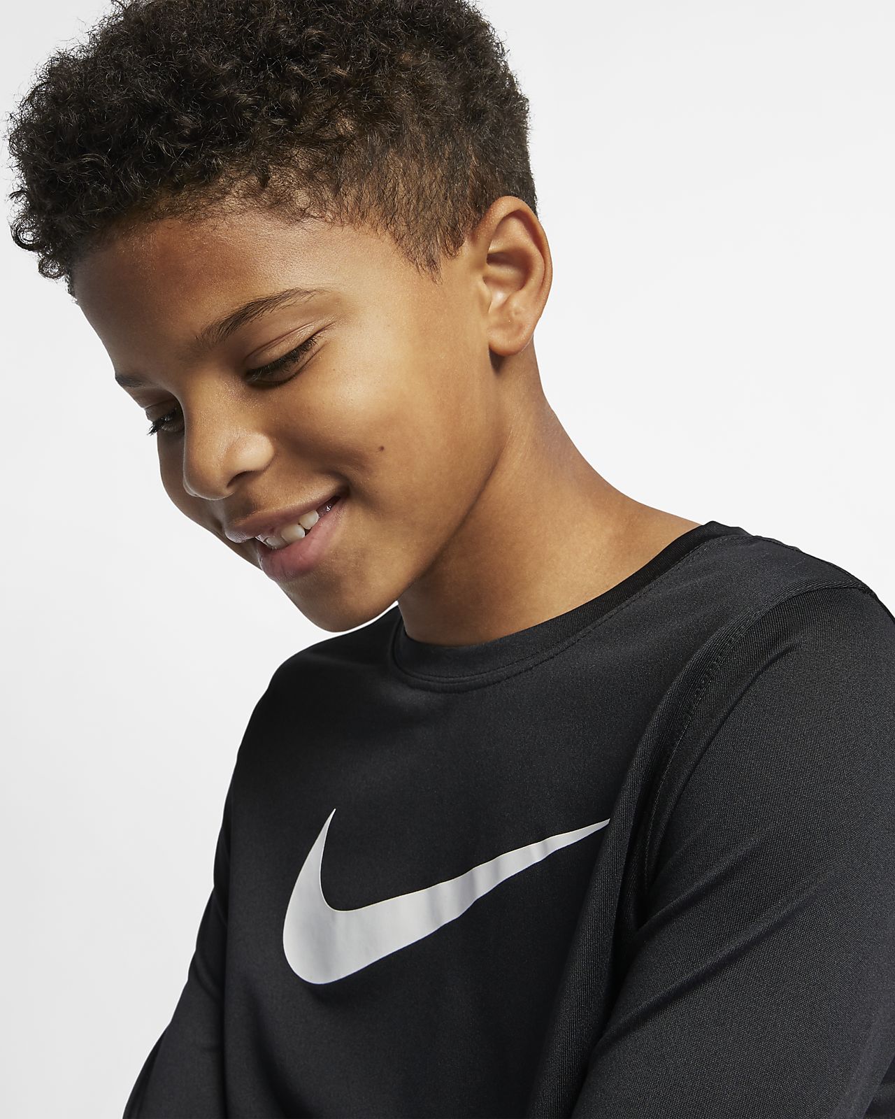 Nike Childrens Dr-fit Legend Swoosh T-Shirt
