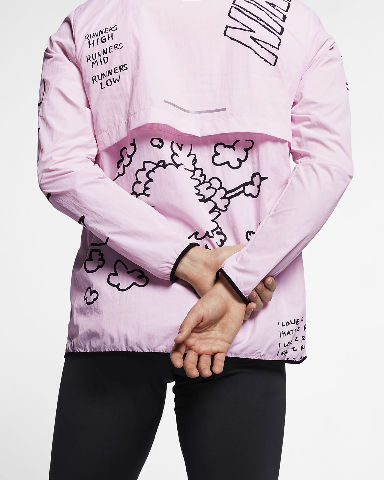 nike nathan bell running jacket