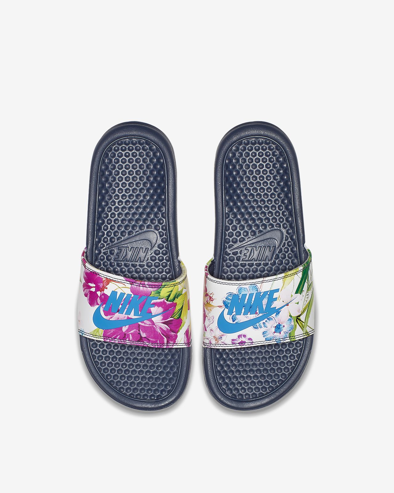 nike slide floral