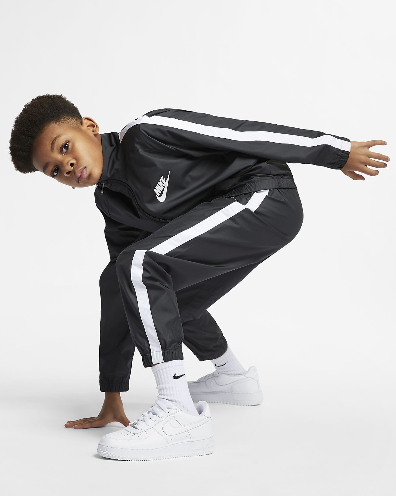 nike sportswear woven tracksuit