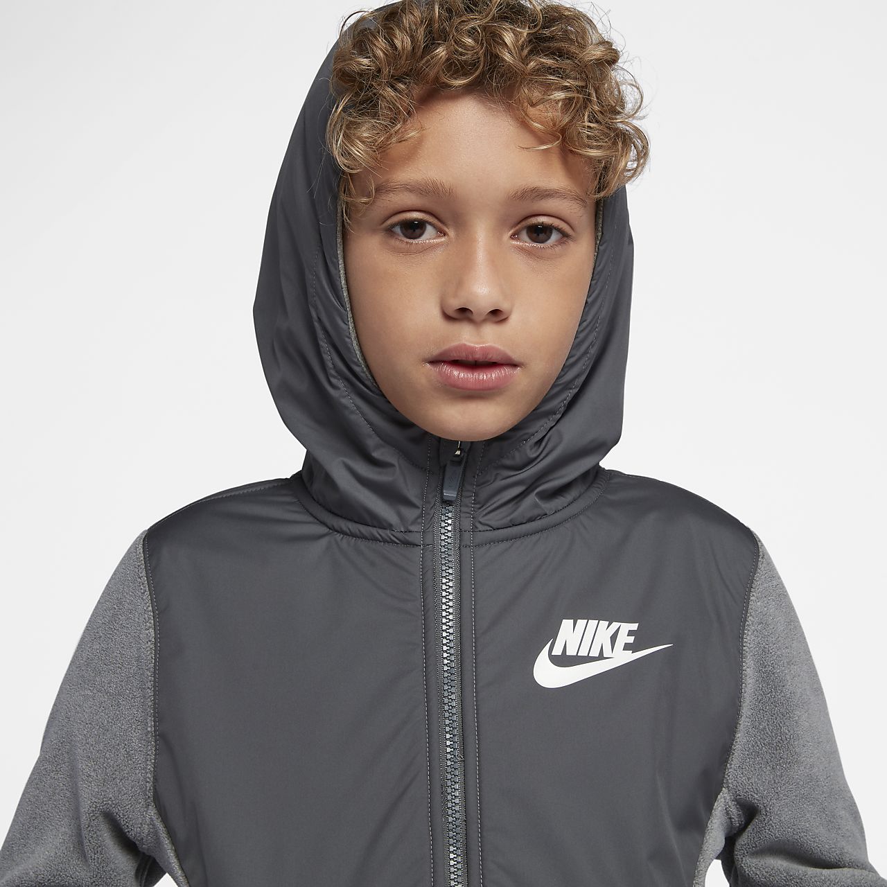 nike zip up jacket boys