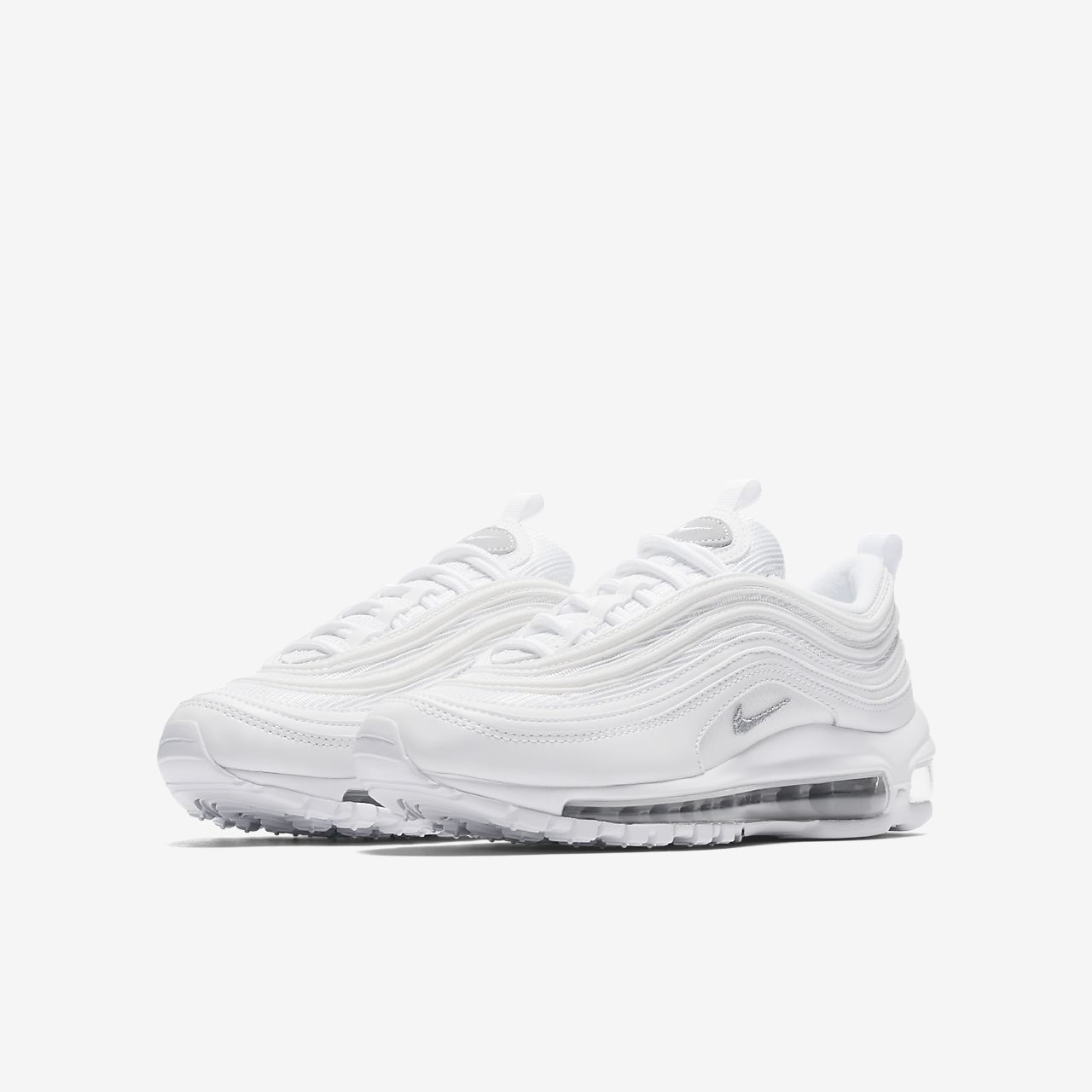 white nike air max 97 kids