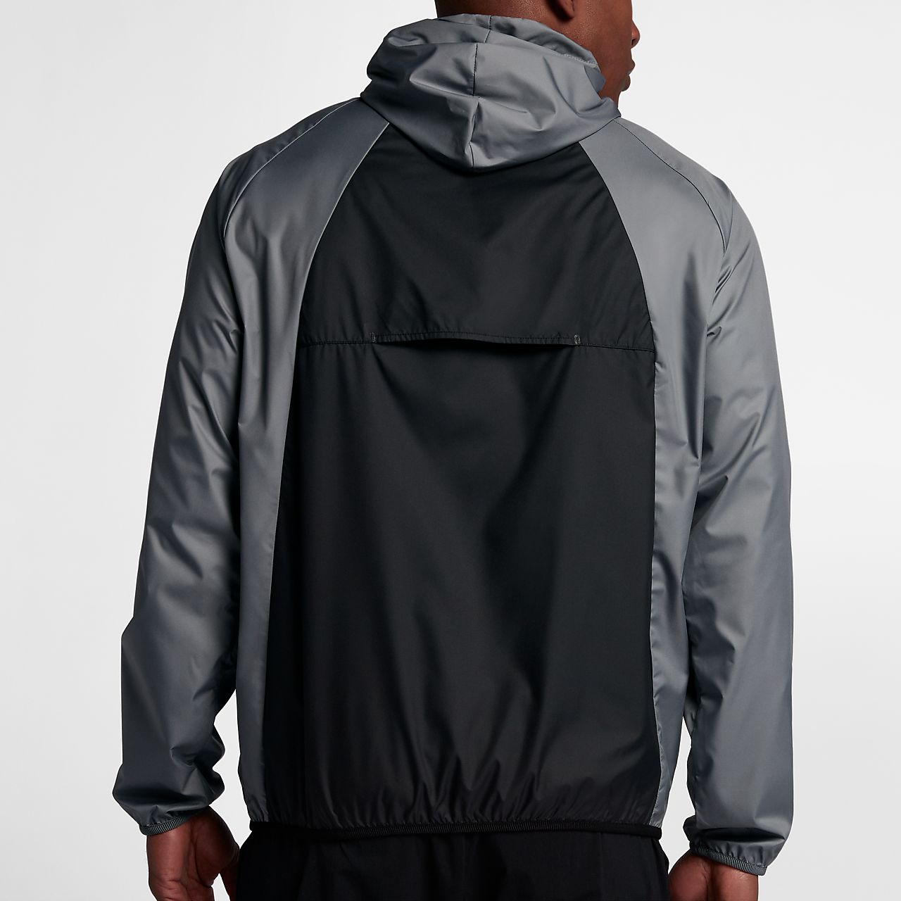 grey nike windbreaker