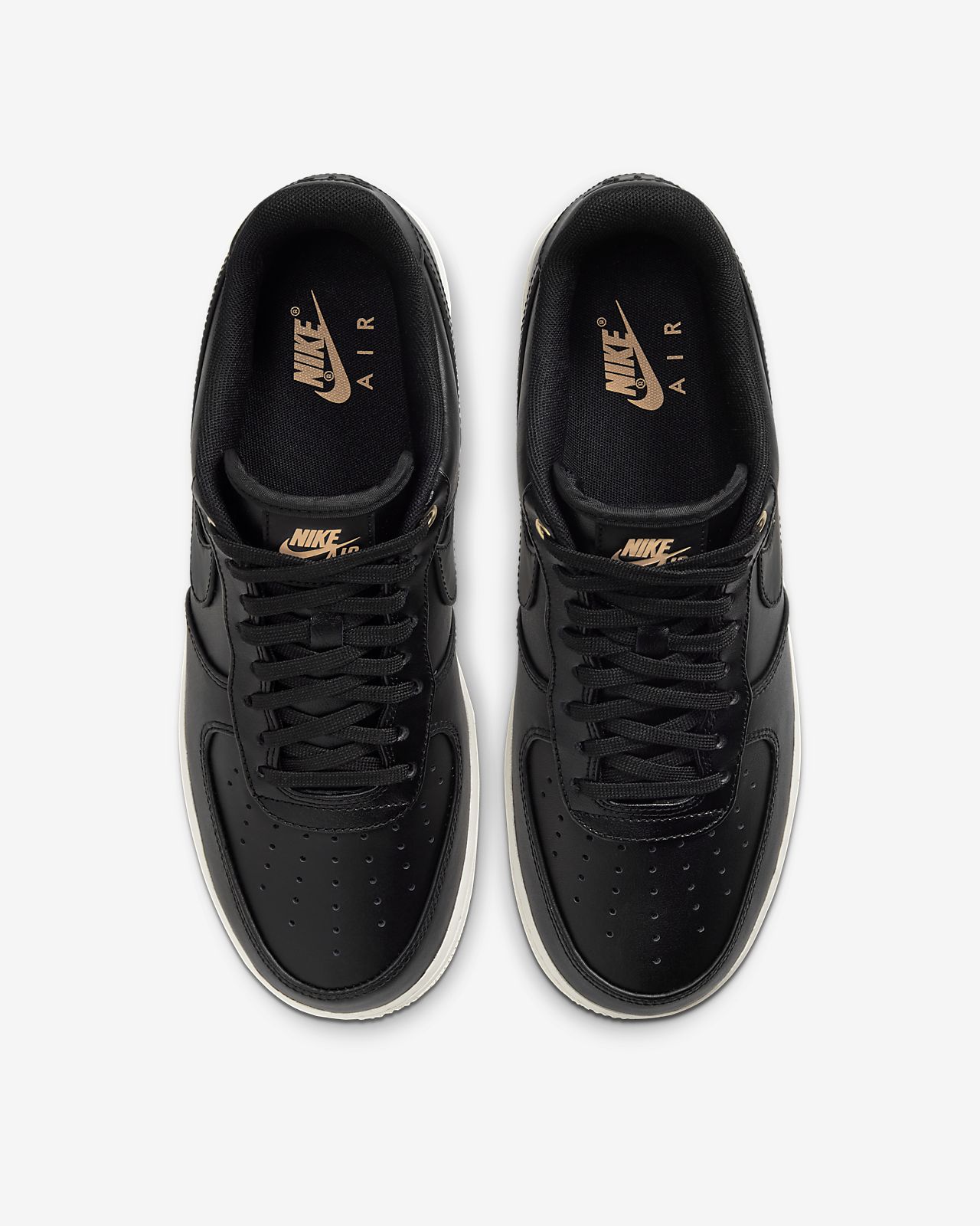 nike air force one low black