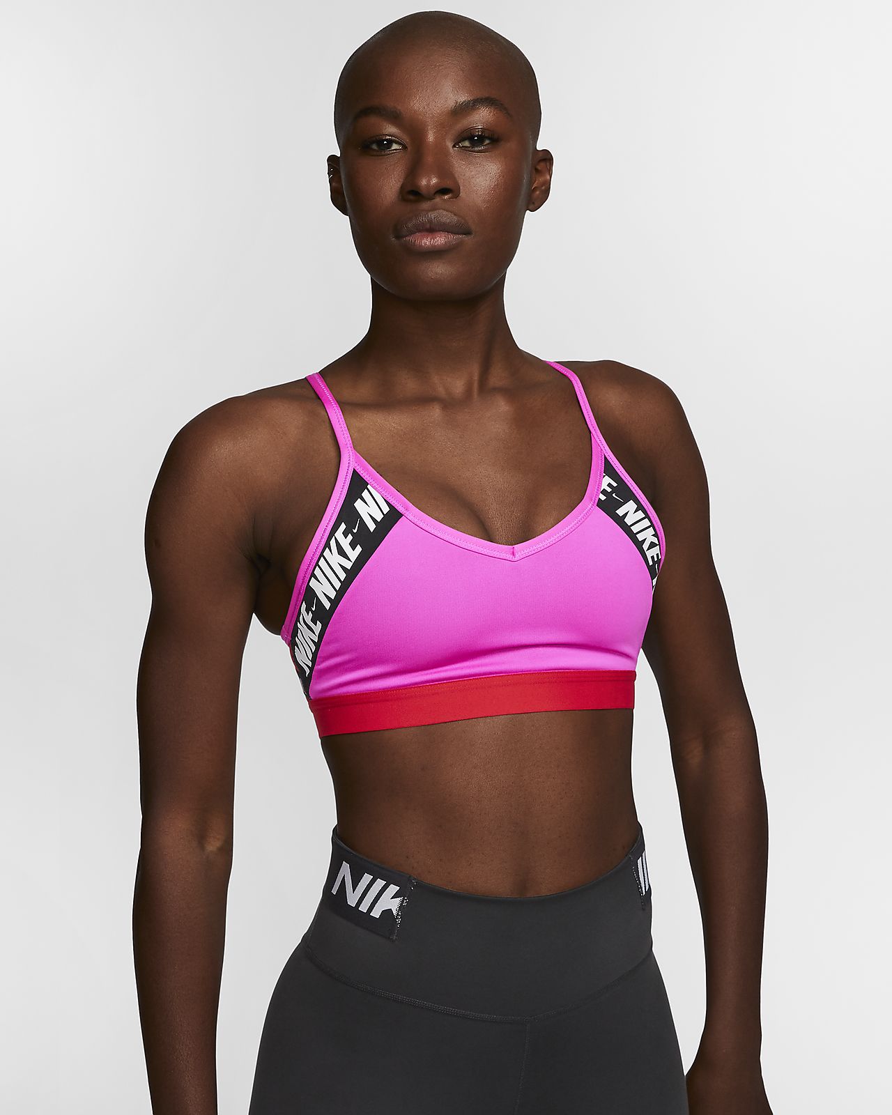 Nike Indy Women's Light-Support Logo Sports Bra. Nike AU