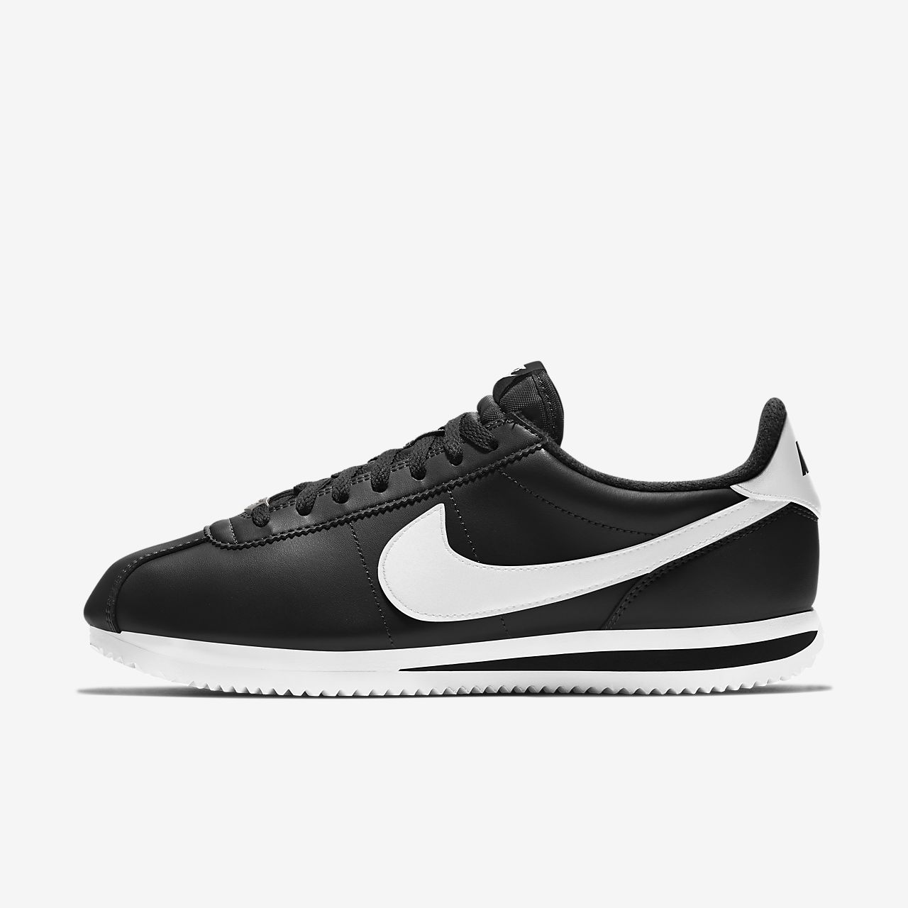 nike cortez basic black