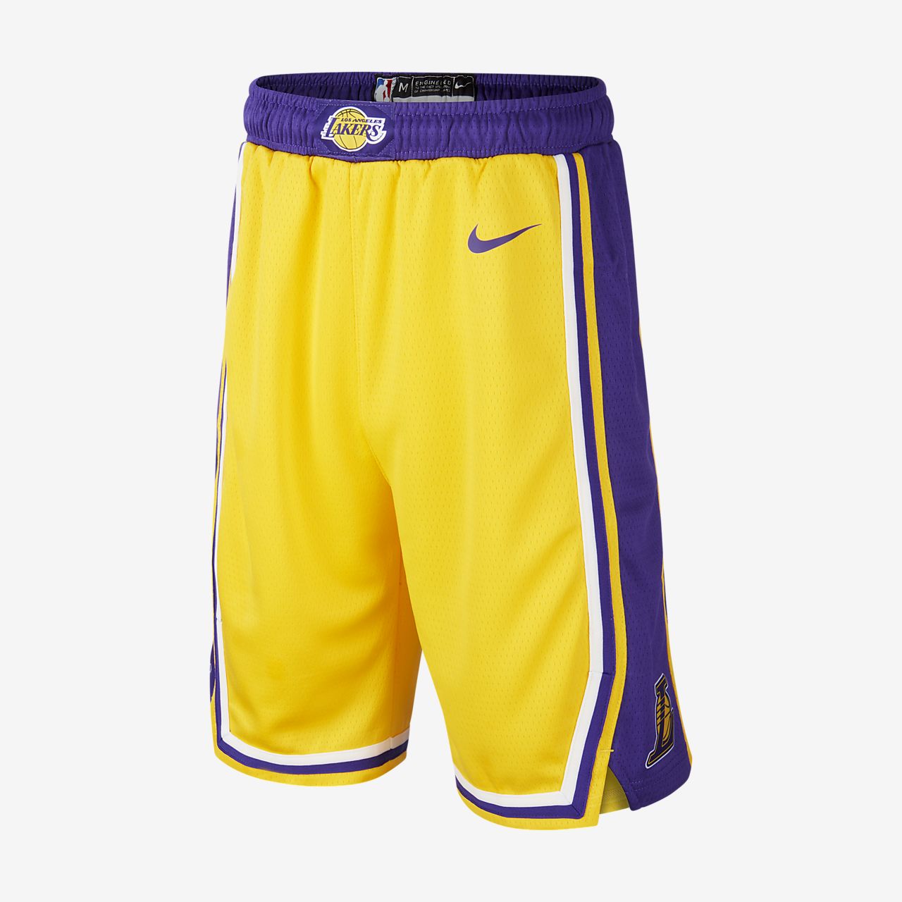 Los Angeles Lakers Icon Edition Swingman Older Kids' Nike NBA Shorts ...