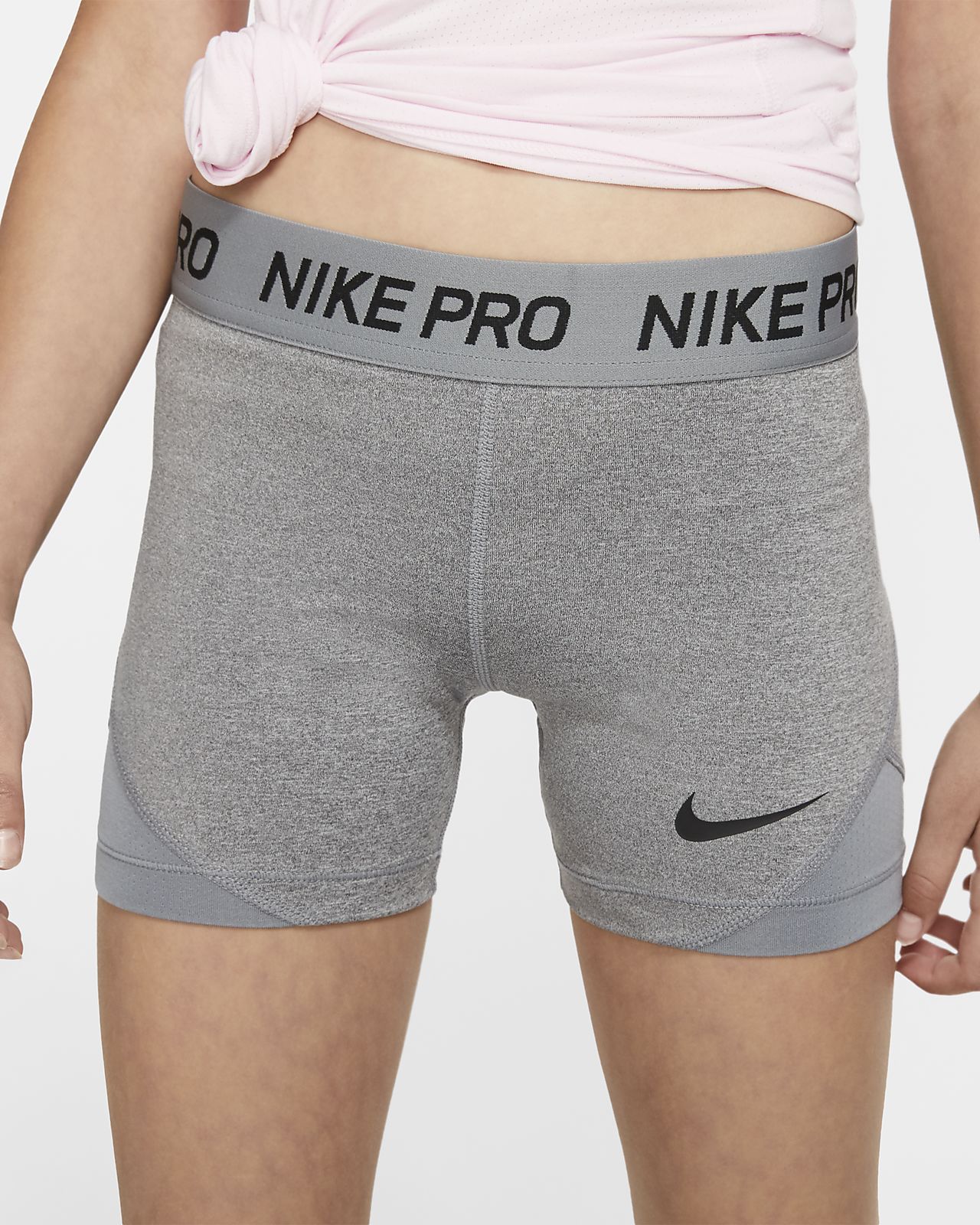 gray nike pros