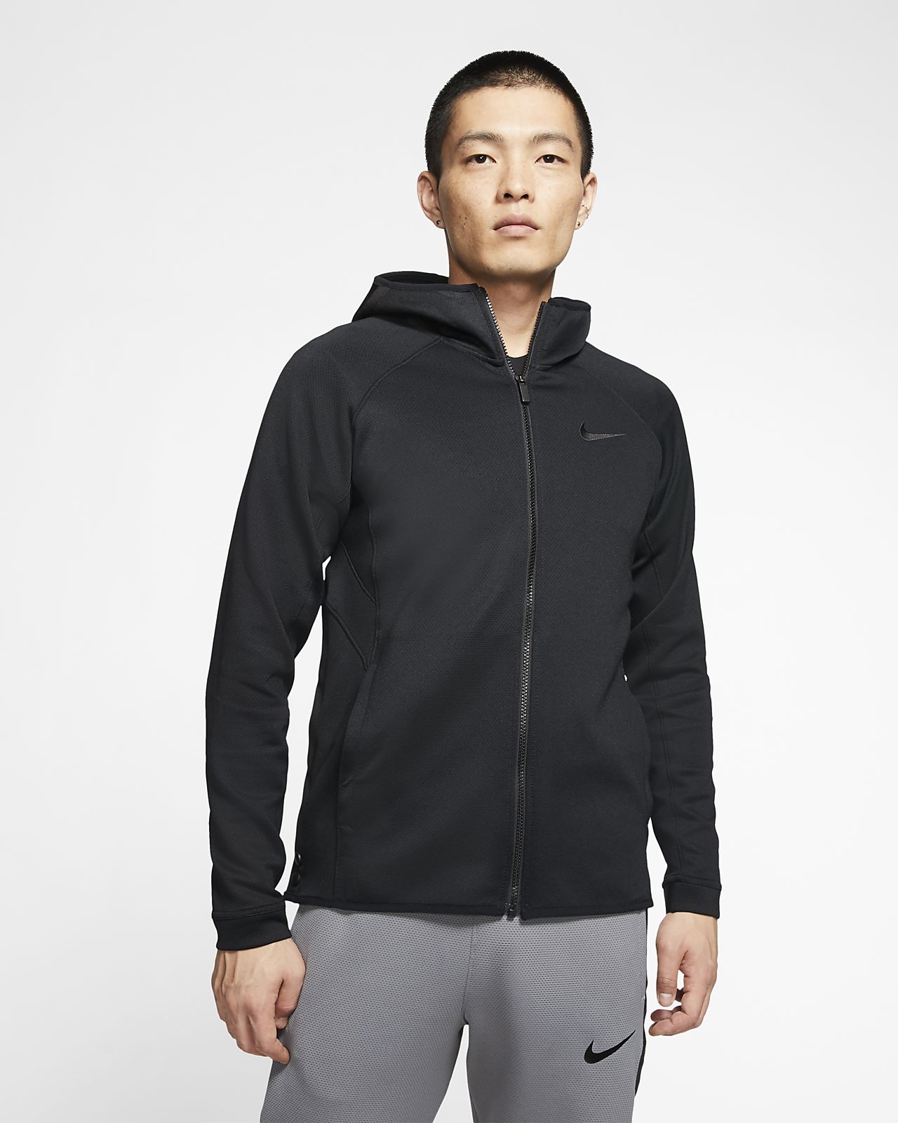 nike women's pullover therma flex top