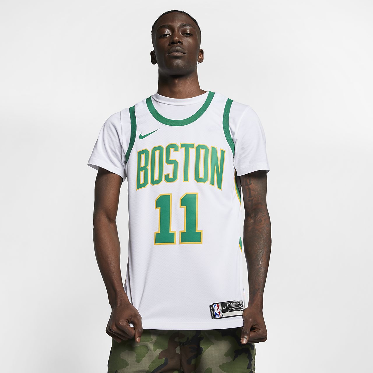 t shirt kyrie uomo verde