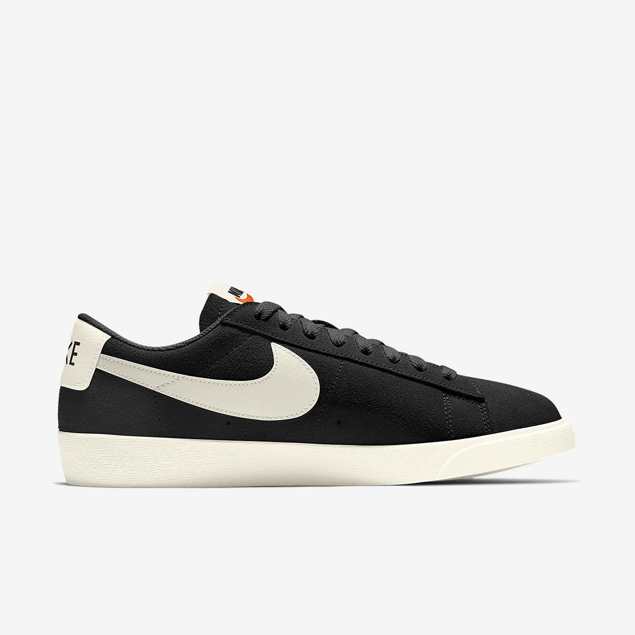 nike black suede blazers