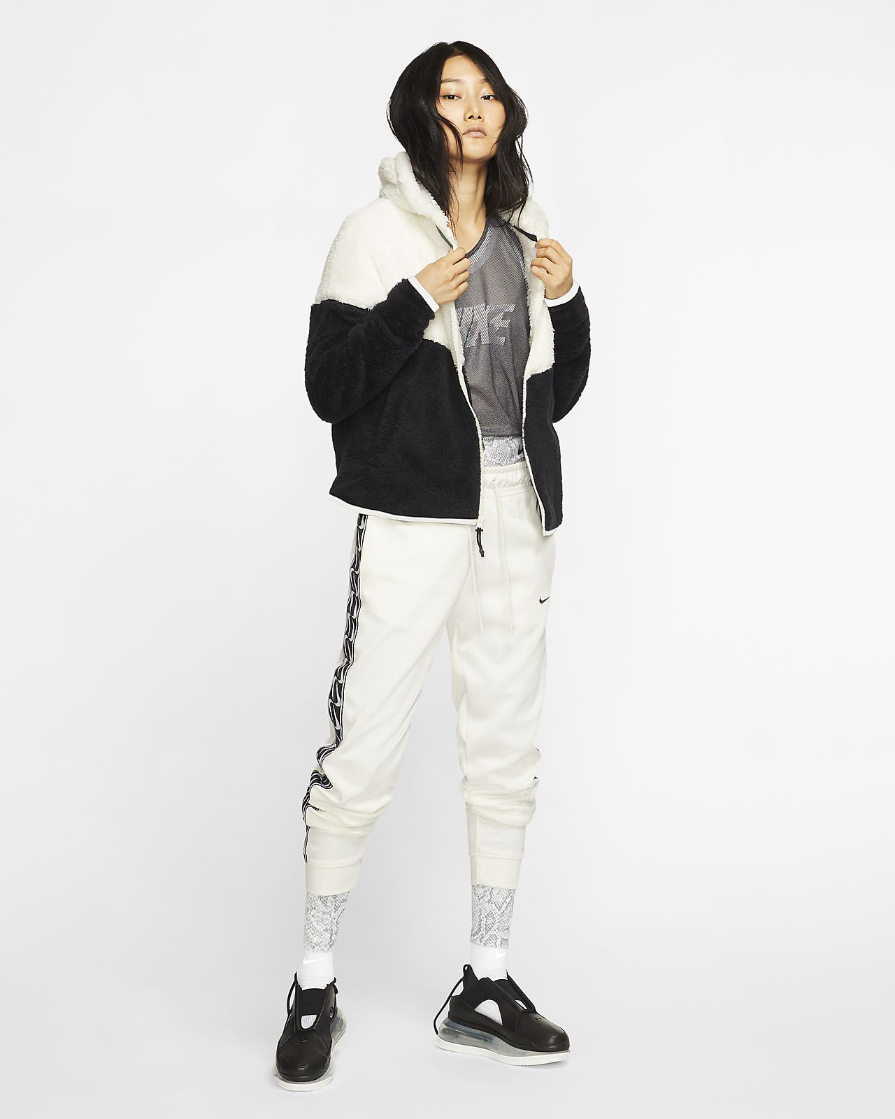 nike sportswear windrunner women's sherpa jacket