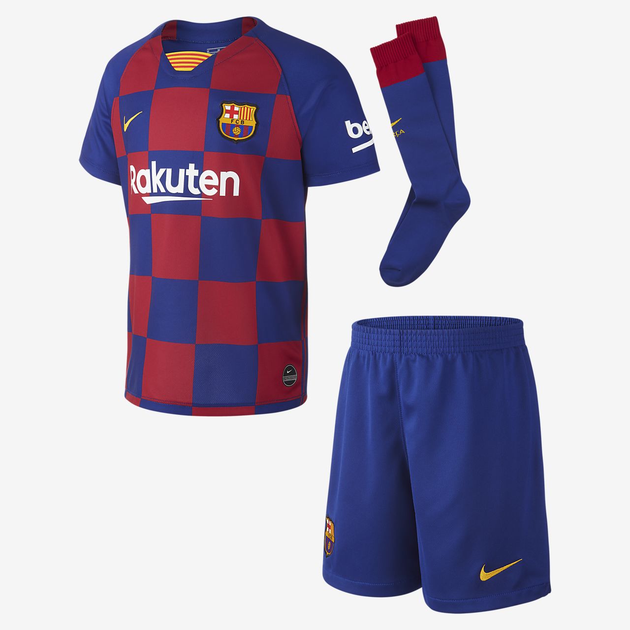 FC Barcelona 2019/20 Home Younger Kids' Football Kit. Nike.com ZA