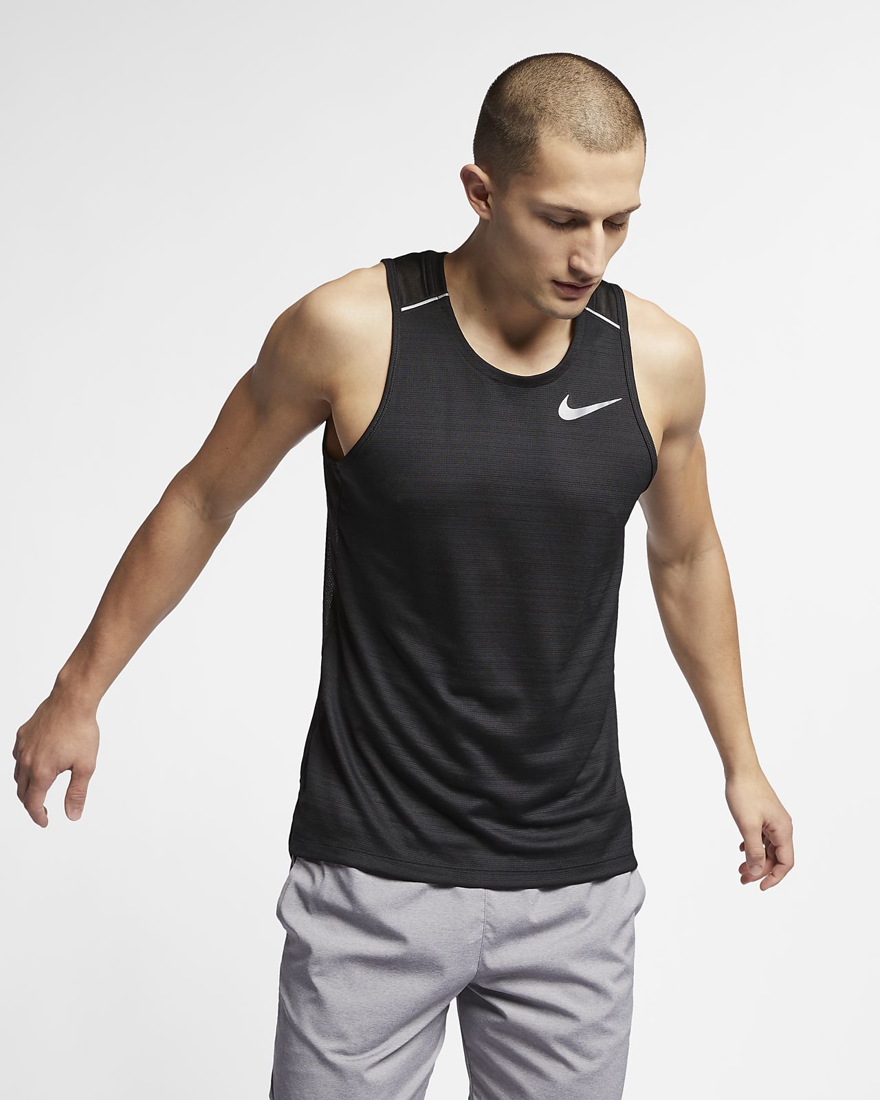 Nike Dri Fit Running Vest Mens Shop Clothing Shoes Online
