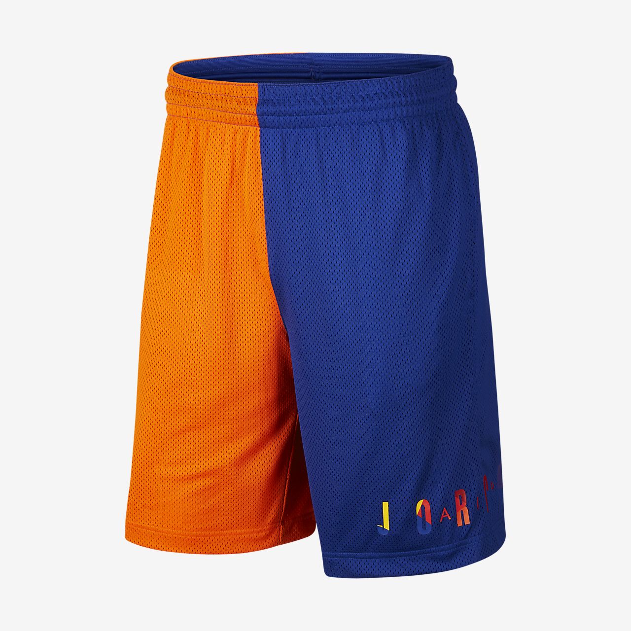 orange jordan shorts