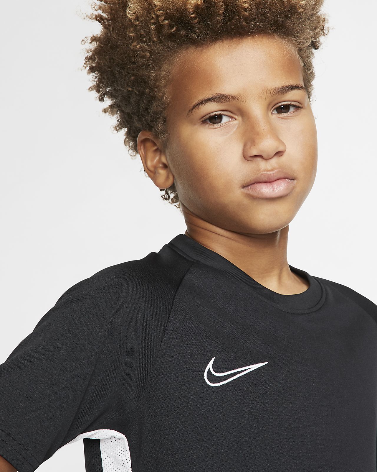 Nike Dri Fit Academy Older Kids Short Sleeve Football Top Nike Id