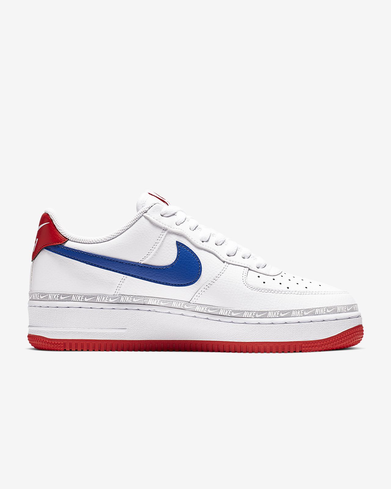 white air force ones red bottoms