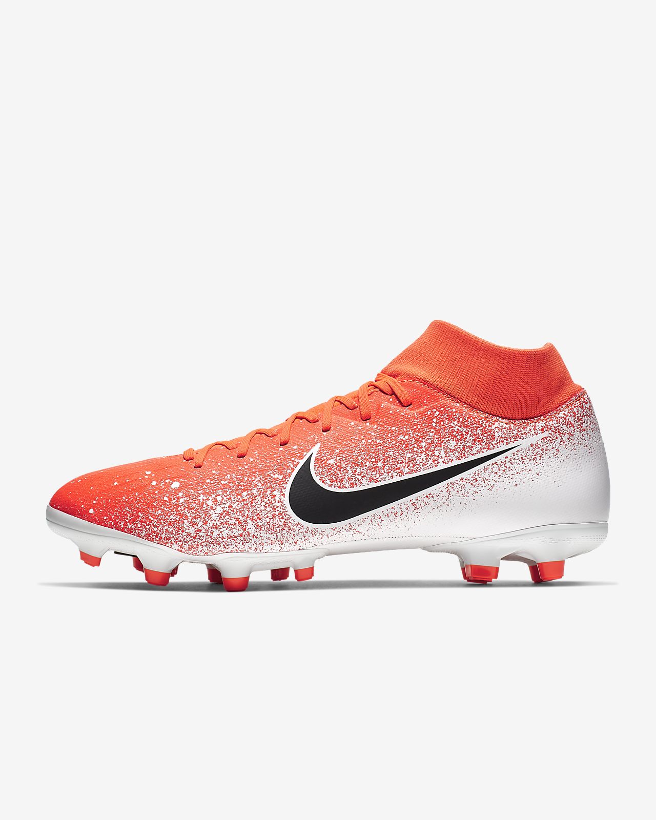 Nike Unisex Mercurial Superfly 6 Firm Ground Shoes White.