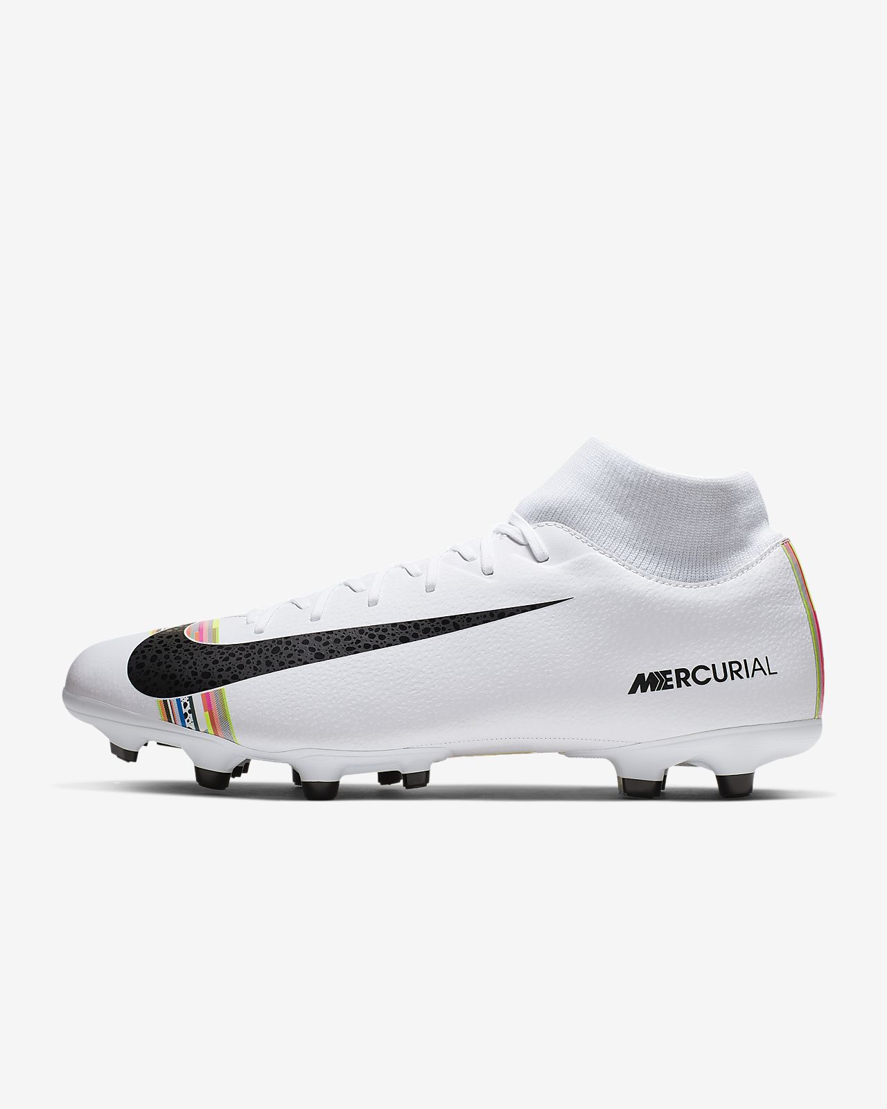 white nike mercurial football boots
