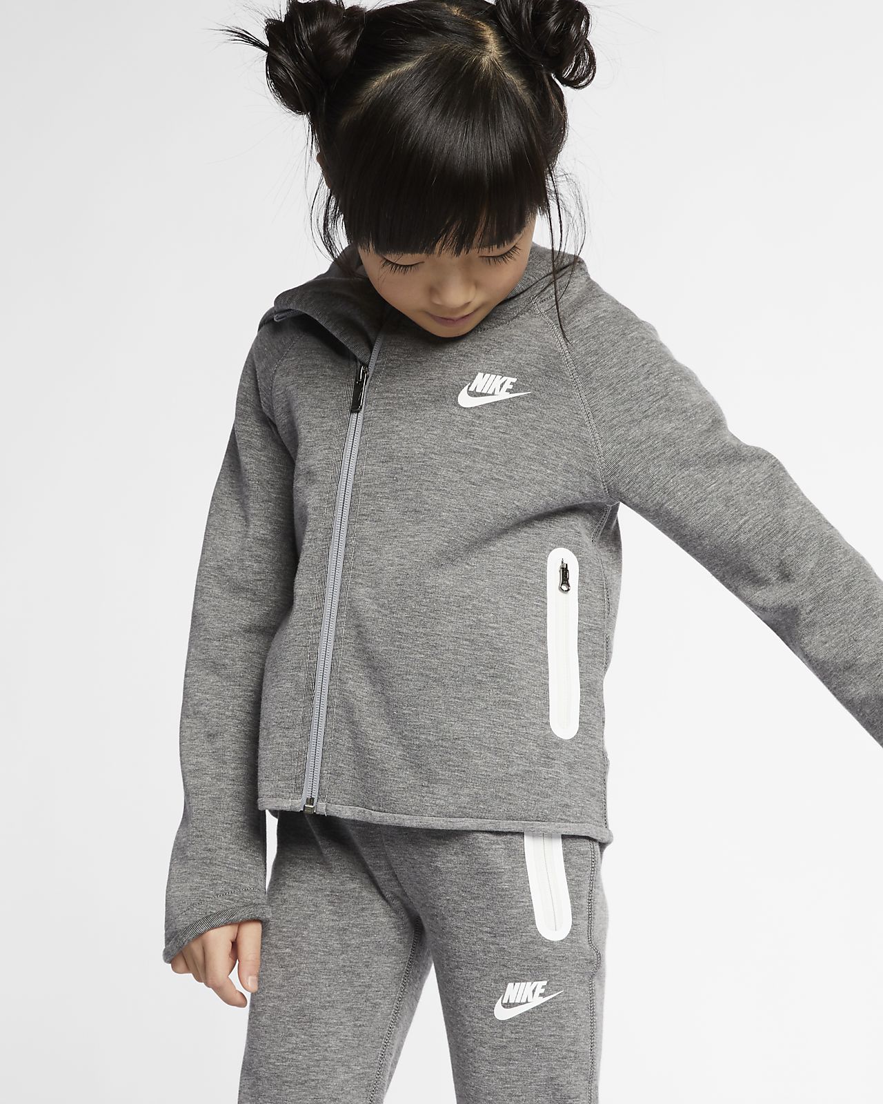 nike tech fleece carbon heather hoodie